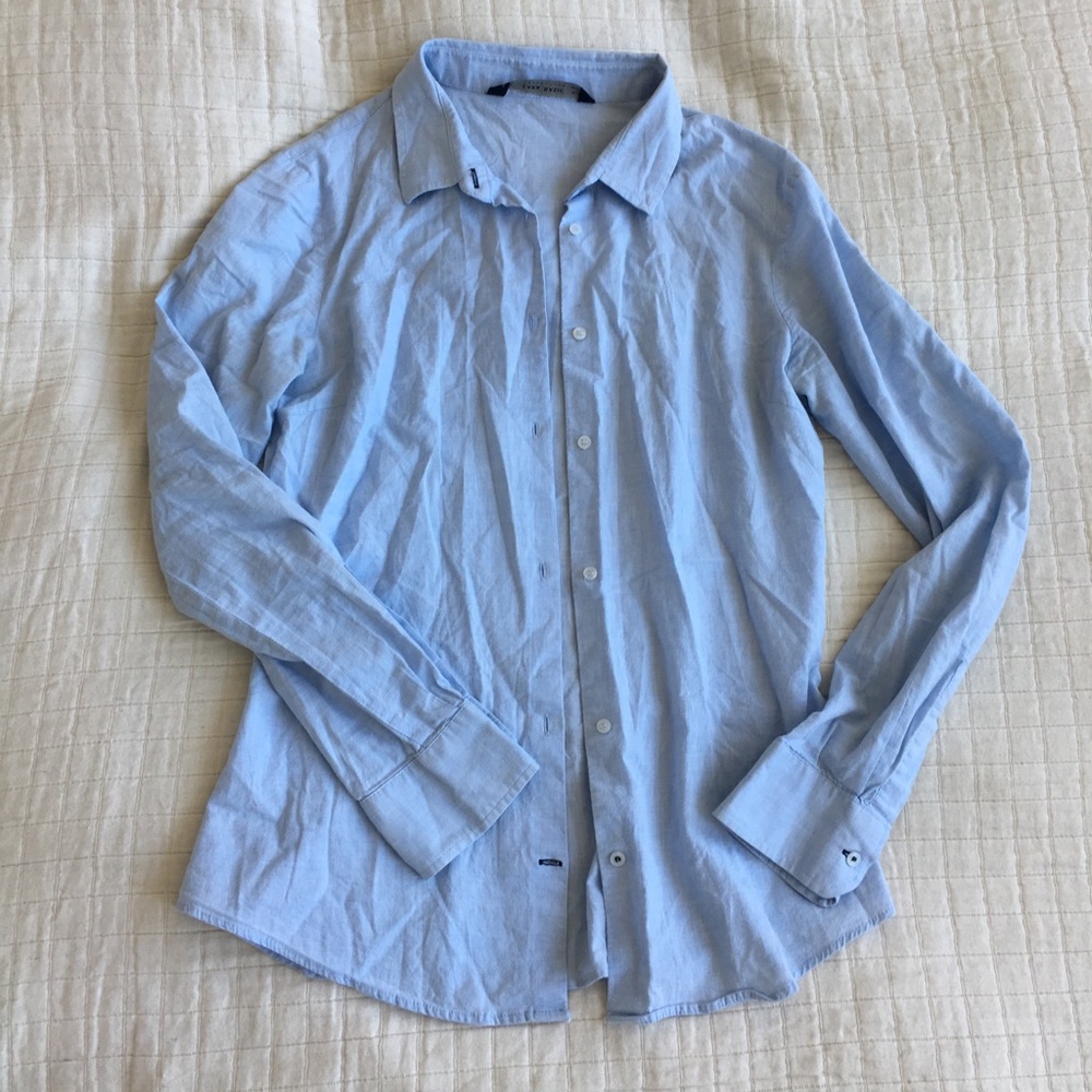 Classic blue shirt Zara basic